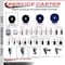 Service Caster 3'' SS Solid Poly Swivel 1-7/8'' Expanding Stem Caster with Brake SCC-SSEX20S314-SPUS-TLB-178 - alternate 3